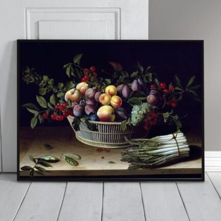 basket of fruit painting