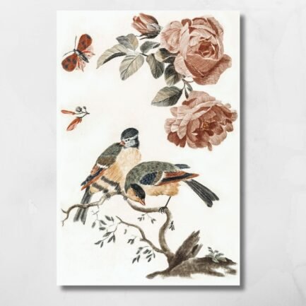 birds and butterfly