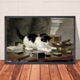 Cat At Play - Ronner Knip