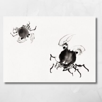 crabs hokusai