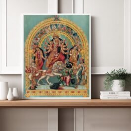 Durga mata painting