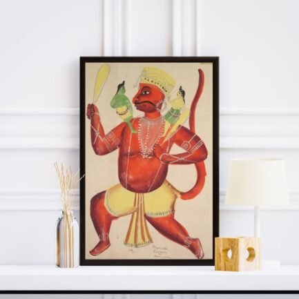 hanuman with ram and laxman