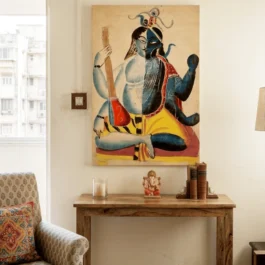 hari hara kalighat painting