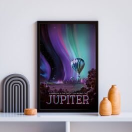 space and technology Jupiter poster