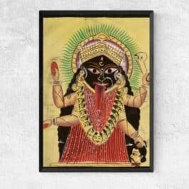 kaali mata kalighat painting