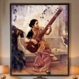 Kadambari Playing Sitar - Raja Ravi Verma