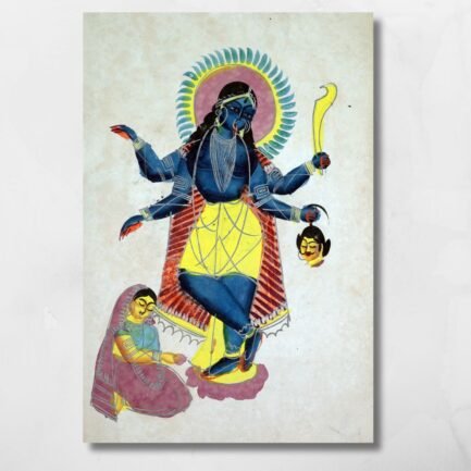 krishna as kali worshipped by radha