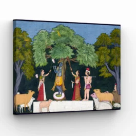krishna entertains his companions