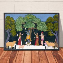 krishna entertains his companions