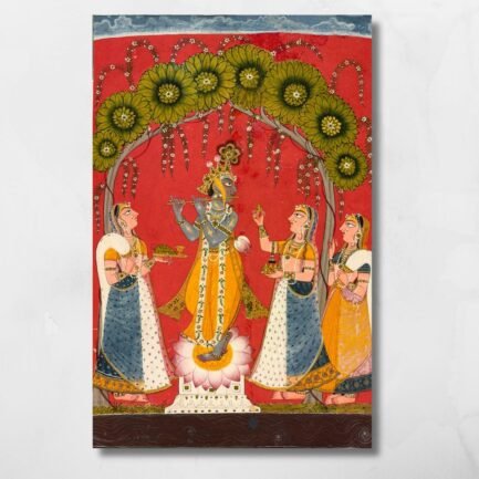 krishna playing flute