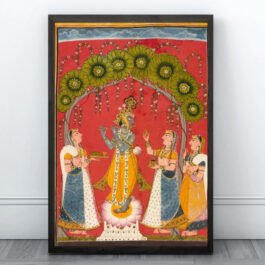 krishna playing flute