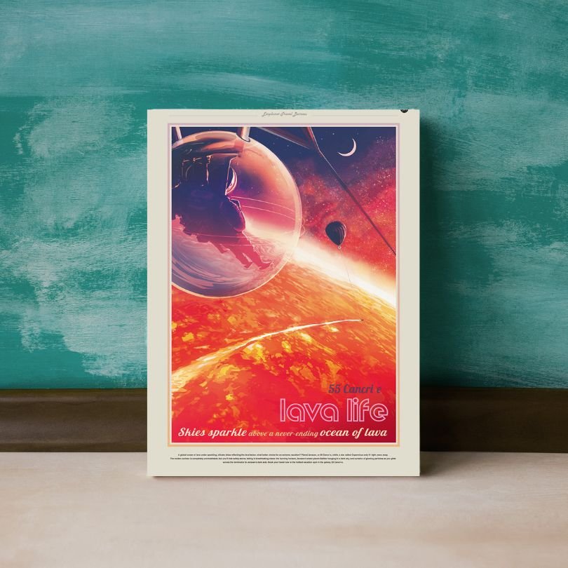 NASA Official Lava Life Poster | Online Art Gallery | Bombay Art Company