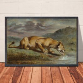 Lioness At Dusk - Pierre Andrieu