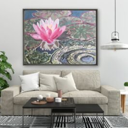 flower painting lotus