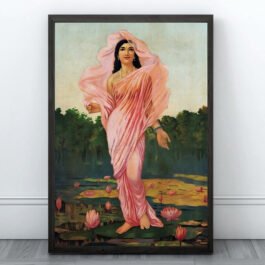 Padmini Lotus Lady - Raja Ravi Verma