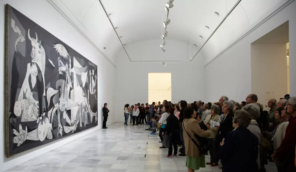 picasso guernica museum display