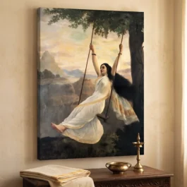 Raja Ravi Verma Mohini On Swing