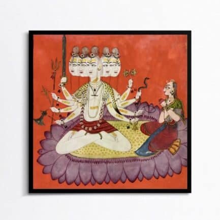 sadashiva shiva painting