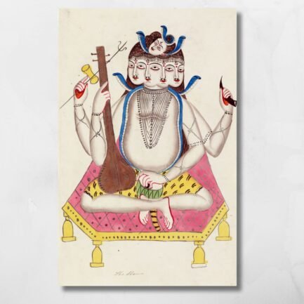 shiva with four heads