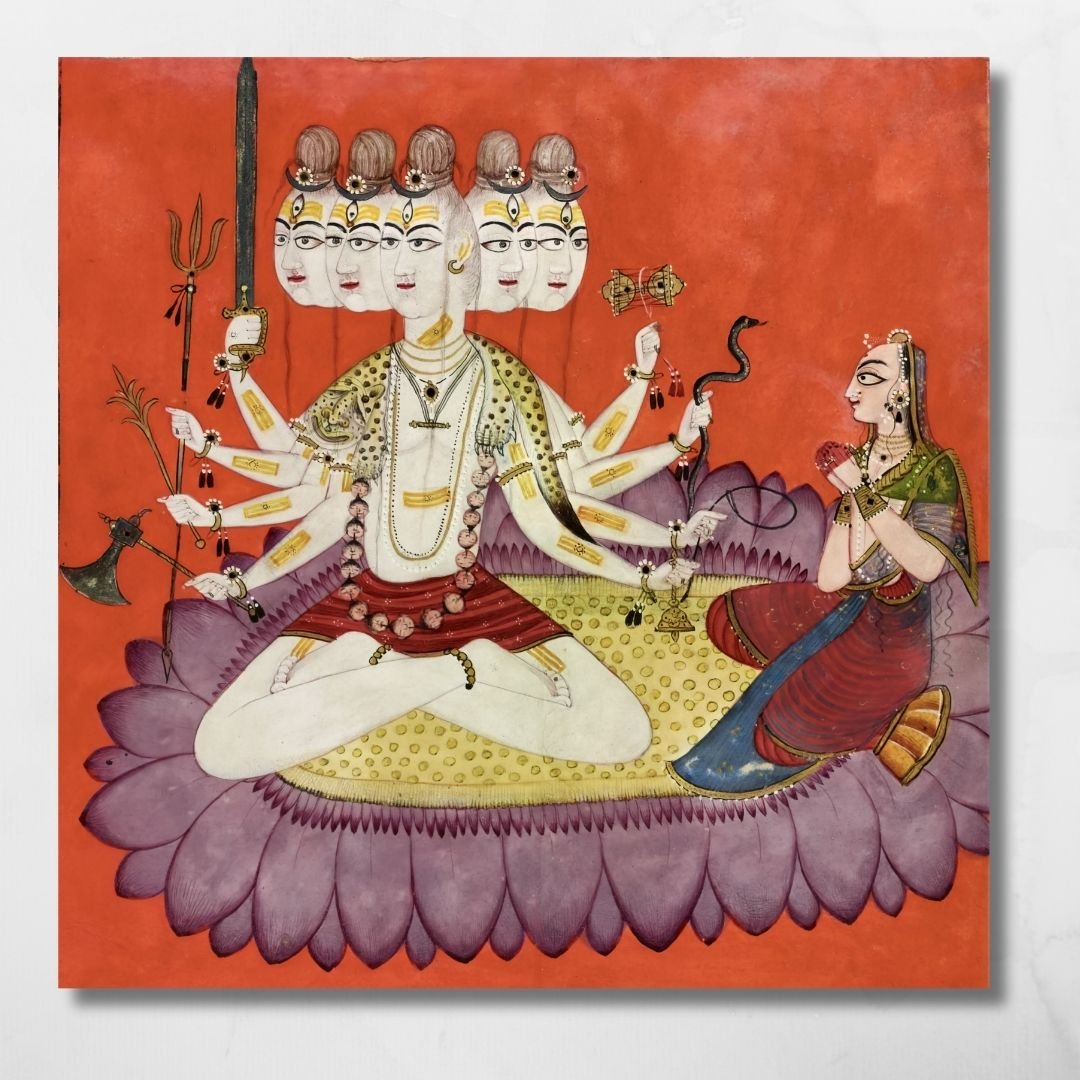 shiva worshiped by parvati