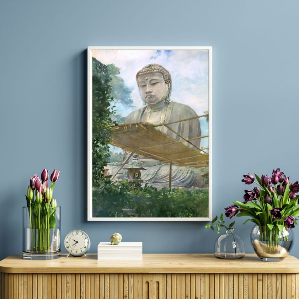 the buddha meditating