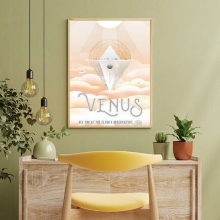 space and technology posters Venus