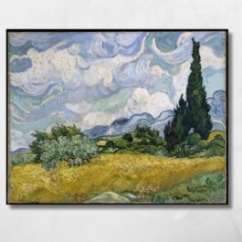 Wheat Field with Cypresses - Vincent Van Gogh