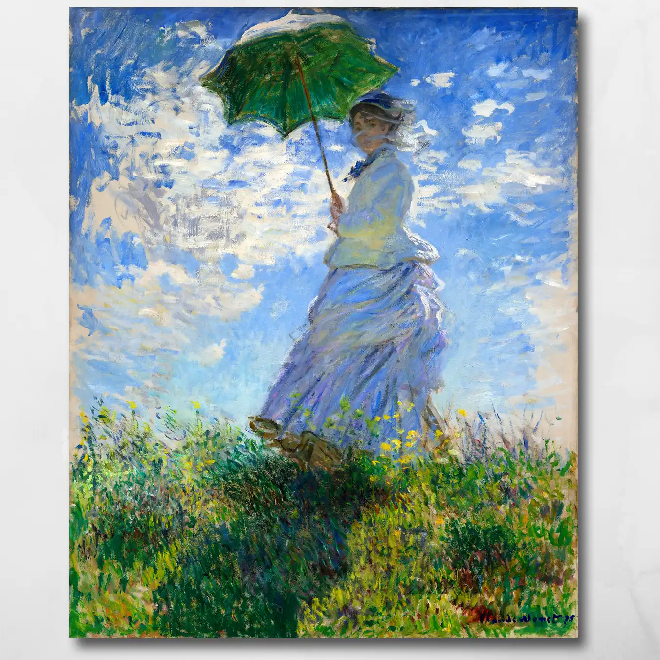 woman with parasole