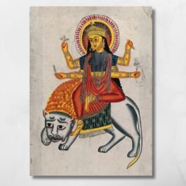 durga riding lion