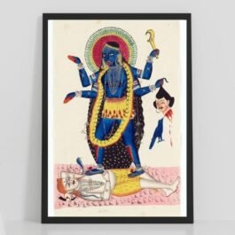 kali trampling on shiva