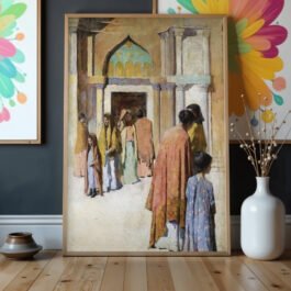 women near the stairs