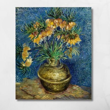 Imperial Fritillaries in a Copper Vase - Vincent Van Gogh