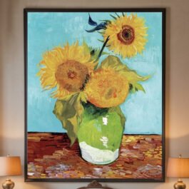 Vase With Three Sunflowers - Vincent Van Gogh