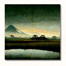 dusk at the lake cover