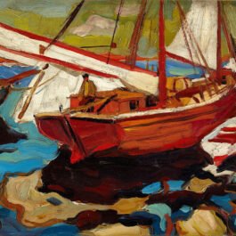 fishing boat in harbour