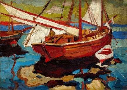 fishing boat in harbour