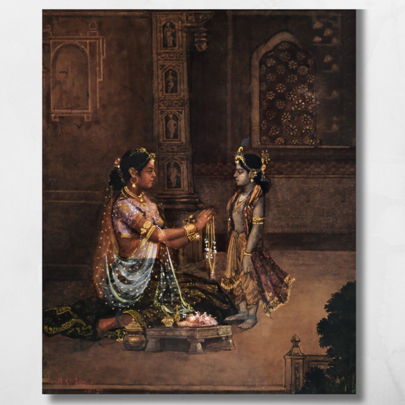 krishna with yashoda