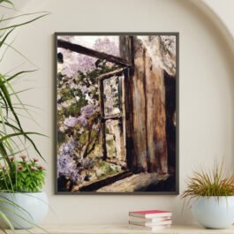 Lilacs in Vase - Valentin Serov