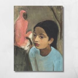 little girl in blue amrita shergil
