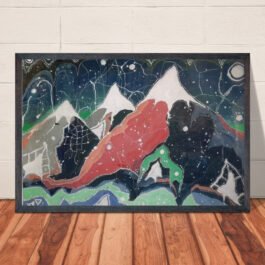 night in the mountain