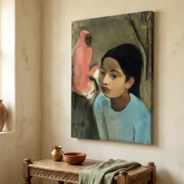 girl in blue amrita shergil