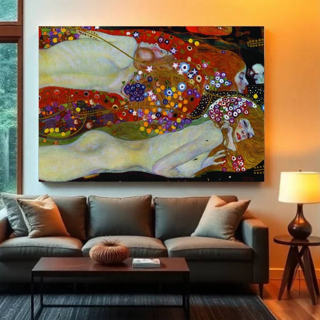 gustav klimt water serpents