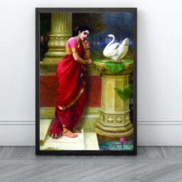 princess and swan raja ravi verma