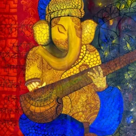 Ganesha With Sitar