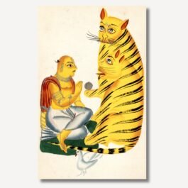 brahmin with two tigers
