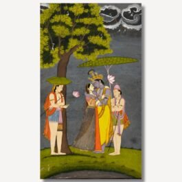 radha krishna embrace