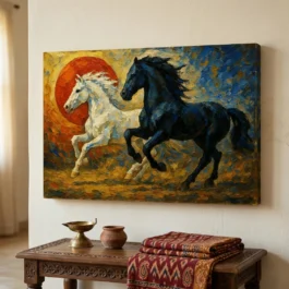 two horses