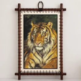 reclining tiger
