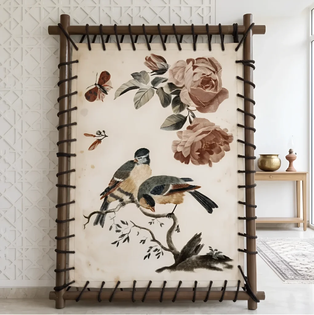 birds on cherry tree bombay art company